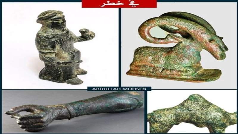 آثار يمنية منهوبة تعرض للبيع بمزاد علني في فلسطين المحتلة الشهر المقبل