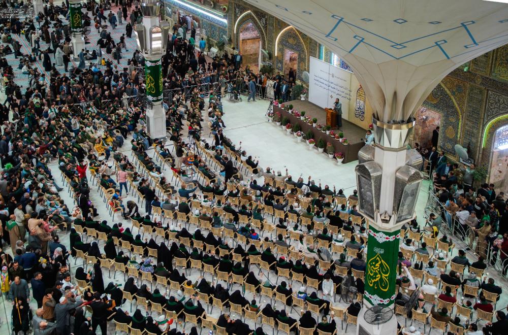  العتبة العلوية المقدسة تقيم احتفالاً شعبياً بهيجاً بمناسبة ذكرى ولادة الإمام الحسن (ع) 