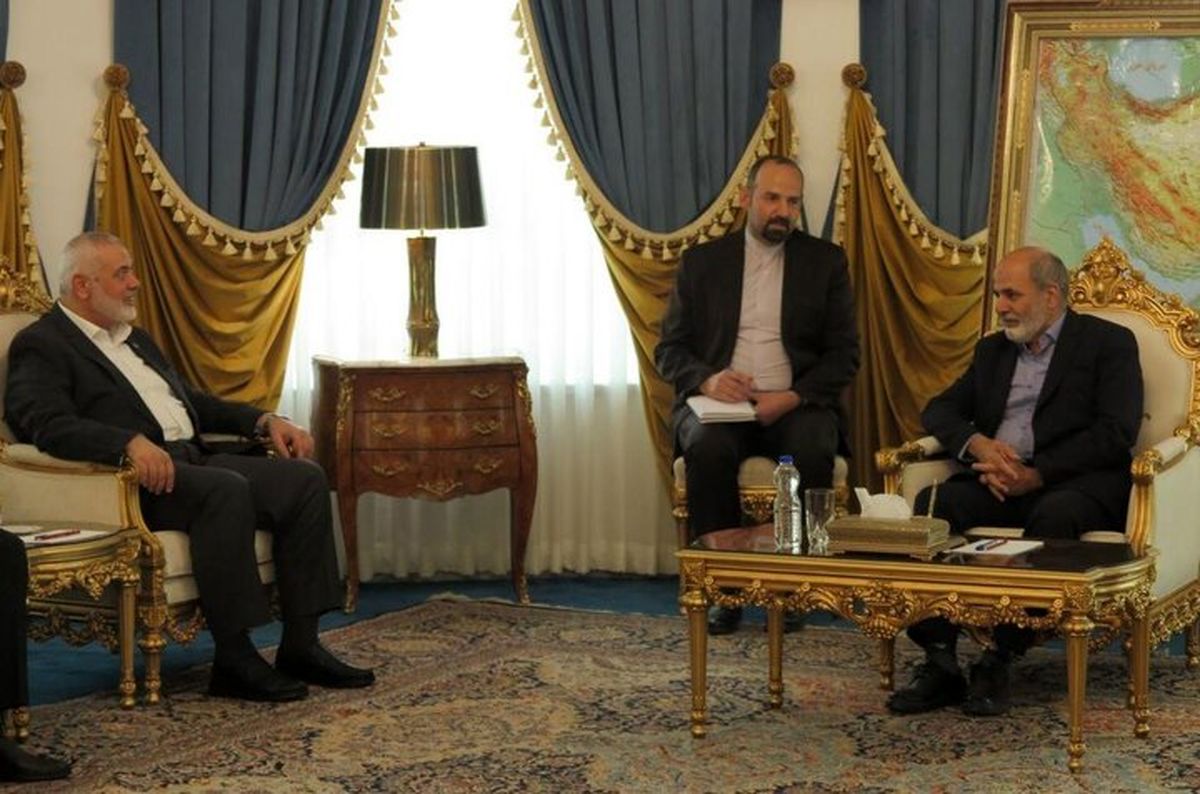 Haniyeh, Iran's SNSC secretary discuss Gaza