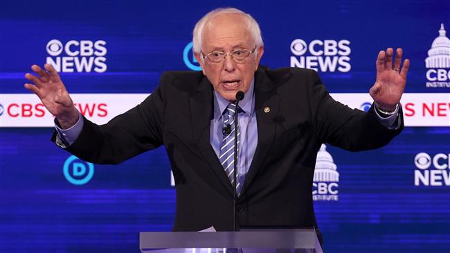 US Senator Sanders asks Washington to stop funding Israel's war machine