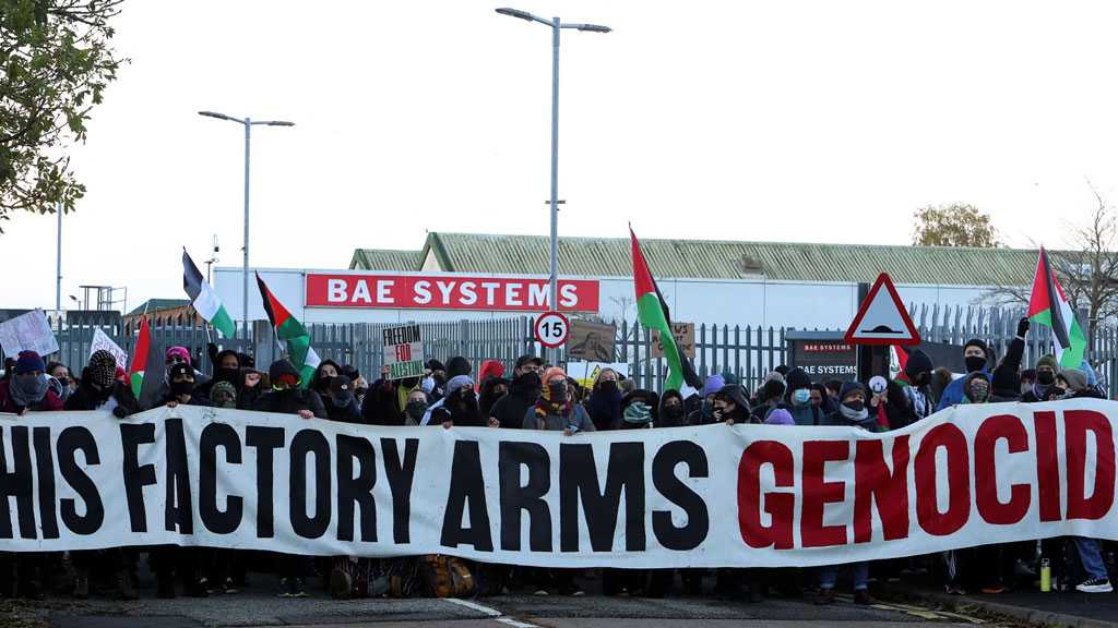  Pro-Palestine activists target UK military company