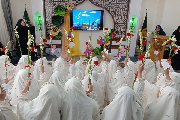 Girls from West Asian countries celebrate Takleef at Imam Reza Shrine