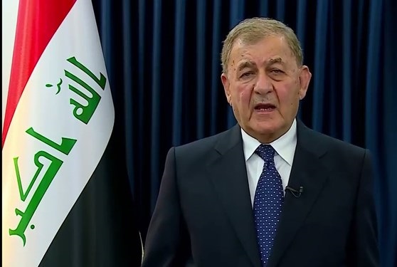 الرئيس العراقي: نحن ضد أي هجوم من وإلى العراق /إيران تدعم حقوق الشعب الفلسطيني