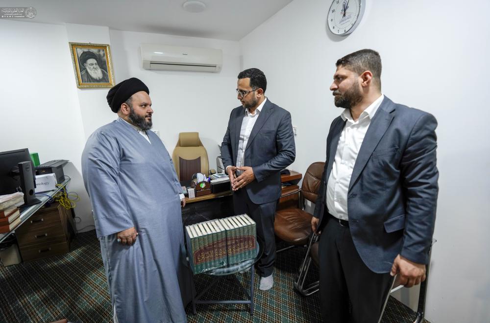 البدء بجمع تراث أمير المؤمنين (ع) وإنجاز طباعة كتاب العلامة الكفعمي + صور