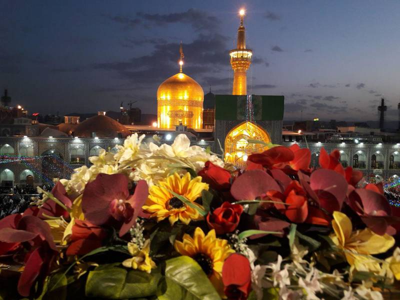 Peruvian youth converts to Islam in Imam Reza holy shrine
