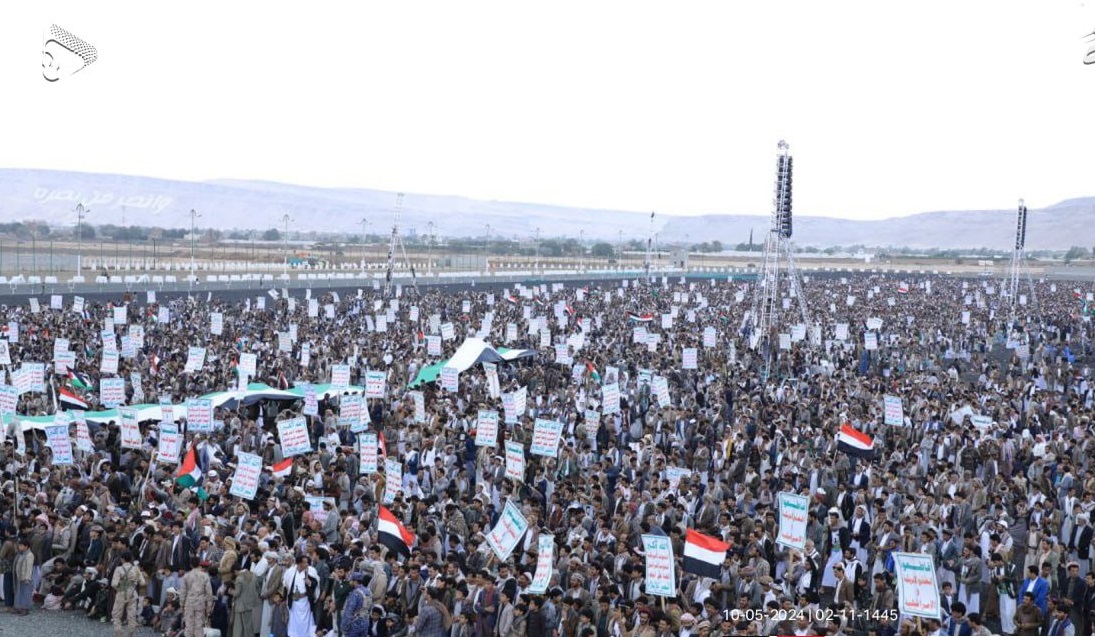 مسيرات جماهيرية حاشدة تشهدها محافظات يمنية تأكيداً على مقابلة التصعيد بالتصعيد