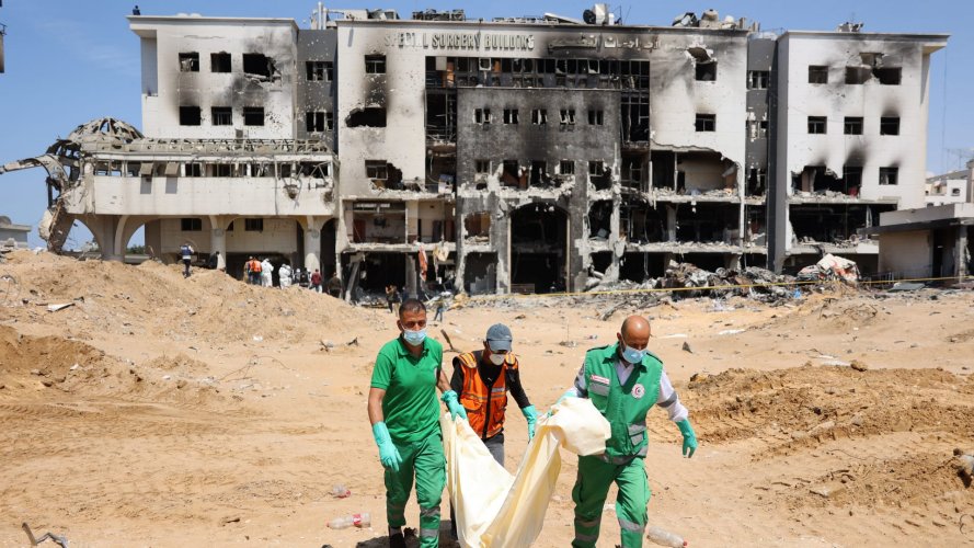 Forty days after Israeli withdrawal, bodies still being recovered from mass graves in Al-Shifa hospital
