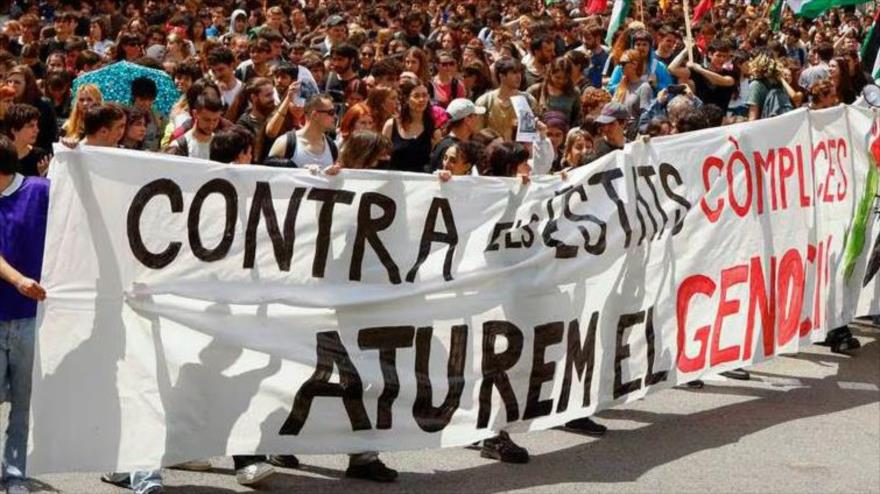 Les étudiants universitaires de Barcelone exigent la fin des liens avec Israël