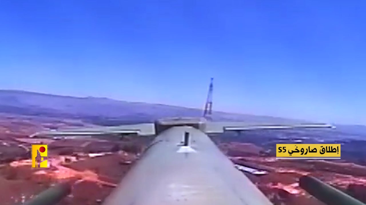 ویدیو | حمله هوایی حزب الله لبنان به پایگاه «المطله» ارتش رژیم صهیونیستی 