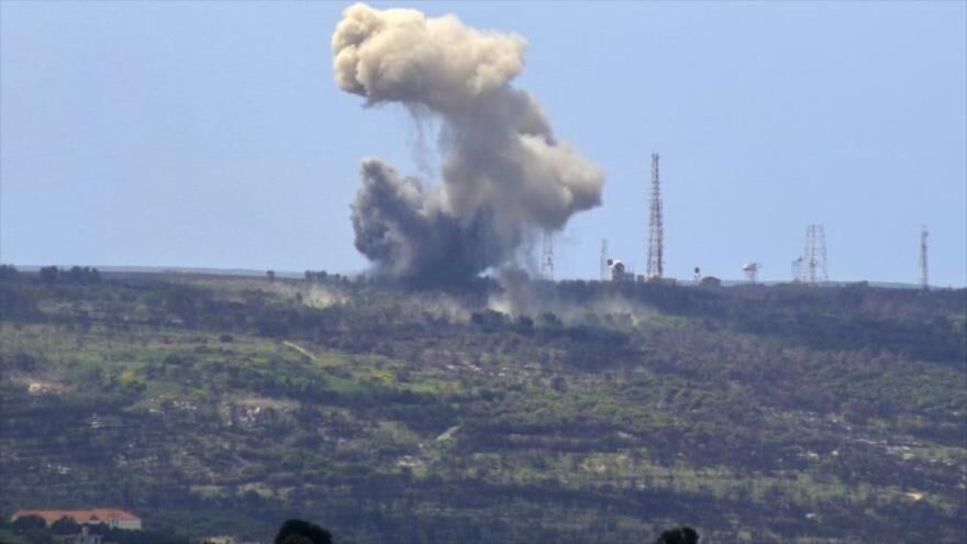 O Hezbollah ataca a sede do regime sionista com drones