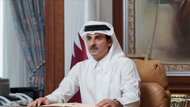 أمير قطر يعزي باستشهاد الرئيس الايراني 