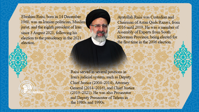 Infographic: Martyr Sayyed Ebrahim Raisi, late Iranian President's life in a glance