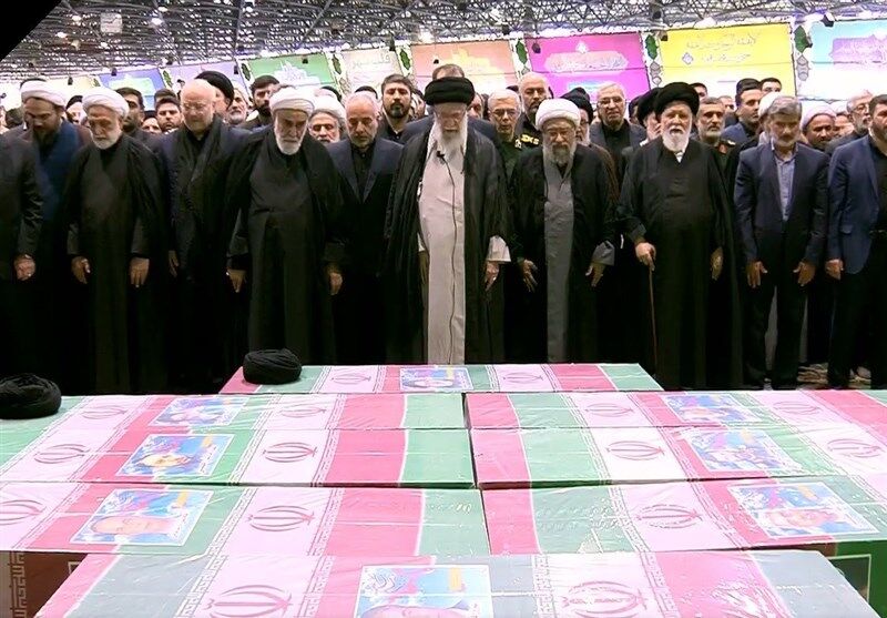 Supreme Leader performs prayers over bodies of president Raisi, companions