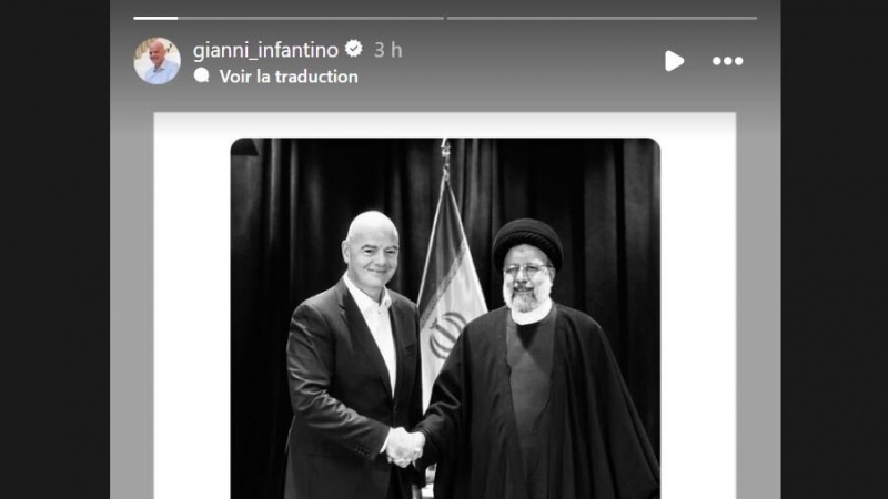 Infantino sul martirio Raisi: Sono rimasto molto colpito