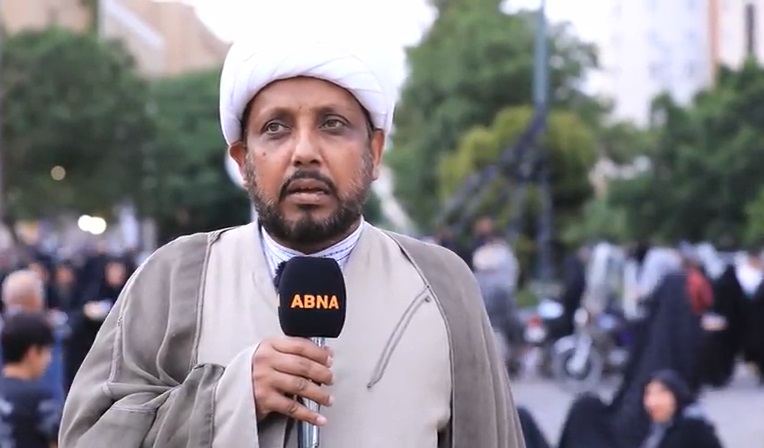 قم المقدسہ میں خادم الرضا(ع) صدر سید ابراہیم رئیسی کا تاريخی جلوس حنازہ، ہندوستانی عالم طالب رضا کا انٹرویو