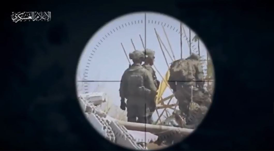 Video: Al-Qassam sniper kill 3 Zionist soldiers with two shots