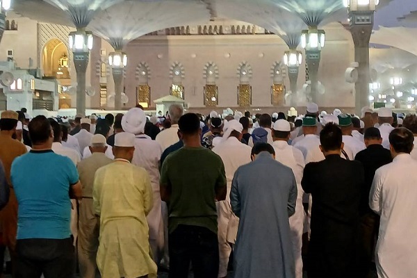 Suasana Haji Masjid Nabawi pada Haji 2024