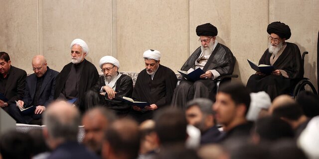 Imam Khamenei holds mourning ceremony for late President Martyr Raisi (+Video)