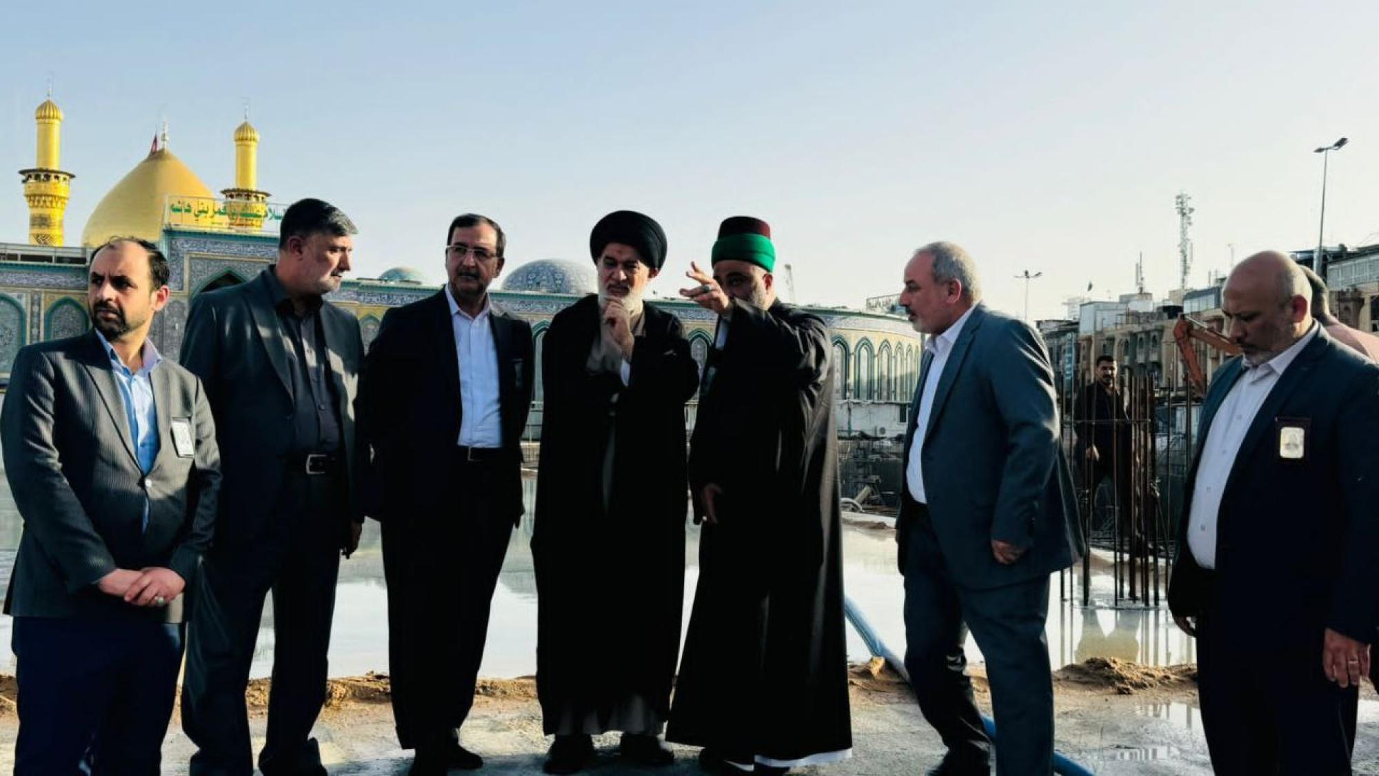 Sayed al-Safi reviews latest works of Umm al-baneen courtyard Project