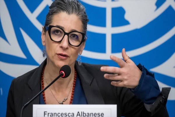 Relatora de ONU pide embargos a Israel para qu  e detenga su “locura”