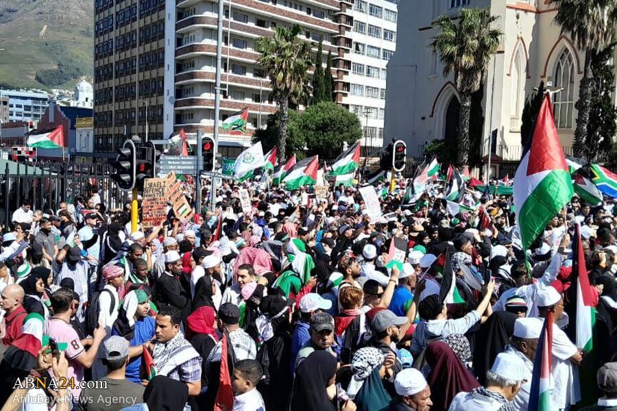 South Africans hold massive pro-Palestine rally