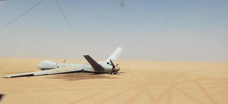 فيديو | القوات اليمنية تُسقط مُسيّرة أمريكية  MQ-9  في مأرب