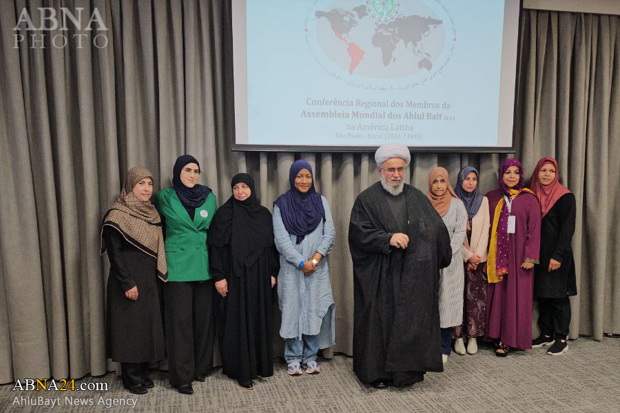 Gambar: Kehadiran Setiausaha Agung Perhimpunan Dunia Ahlul Bait dalam pertemuan wanita Islam Amerika Latin