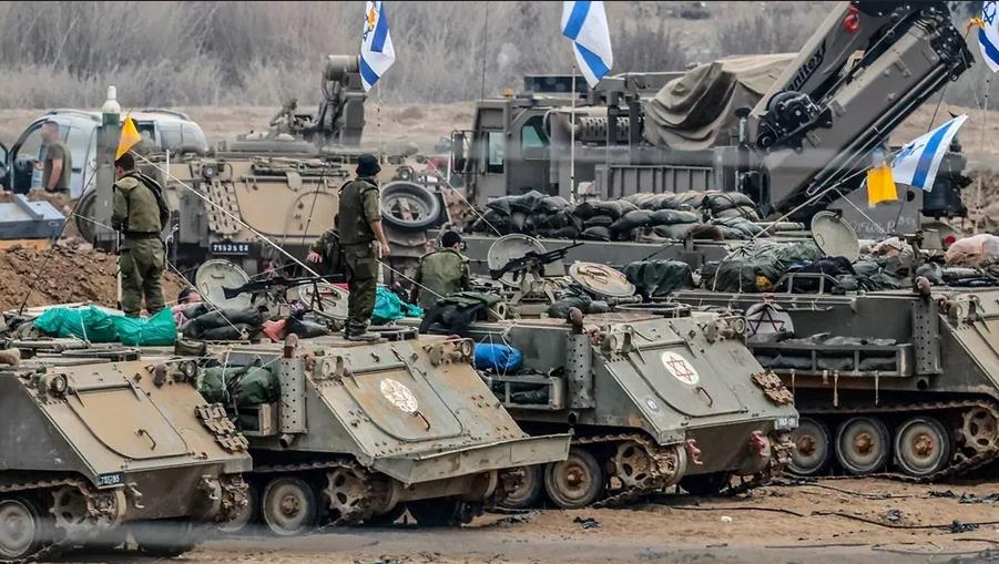 Ang mga hukbo ng pananakop ng Zionista ay nagpapakilos ng 300 mga sasakyang militar upang salakayin ang Rafah