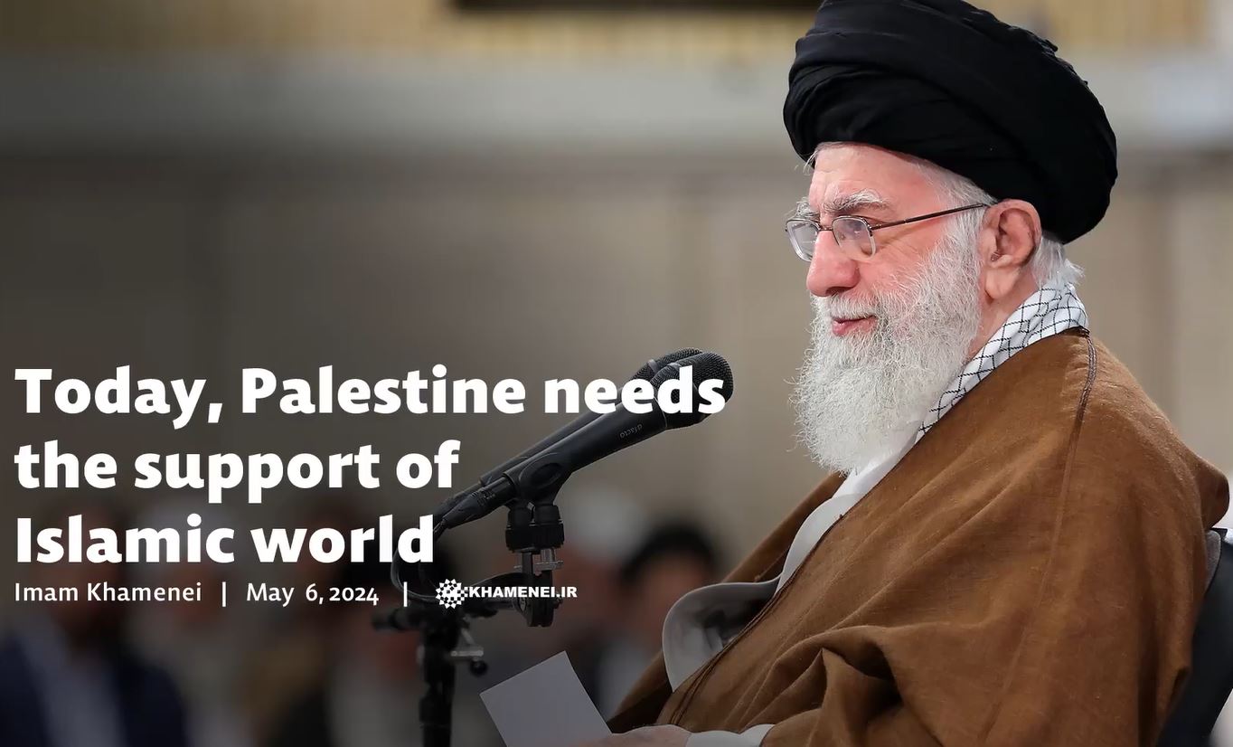 Video / Today, Palestine needs support of Islamic world: Imam Khamenei
