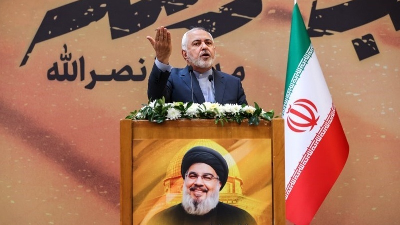 Foto scelte di generale Qaani, Qalibaf e Araghchi alla conferenza internazionale "Scuola di Nasrallah"
