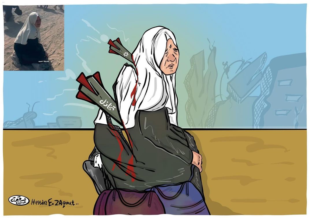 Cartoon: Negligence and disregard on Israeli genocide in Gaza