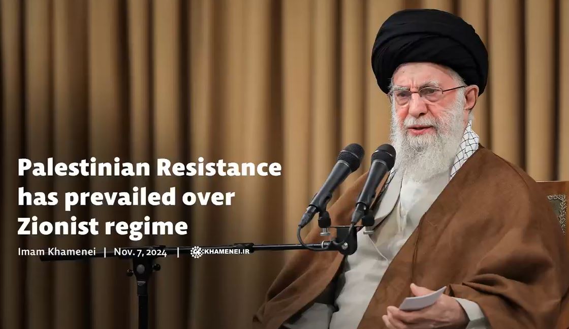  Imam Khamenei: Palestinian Resistance has prevailed over Zionist regime / Video 