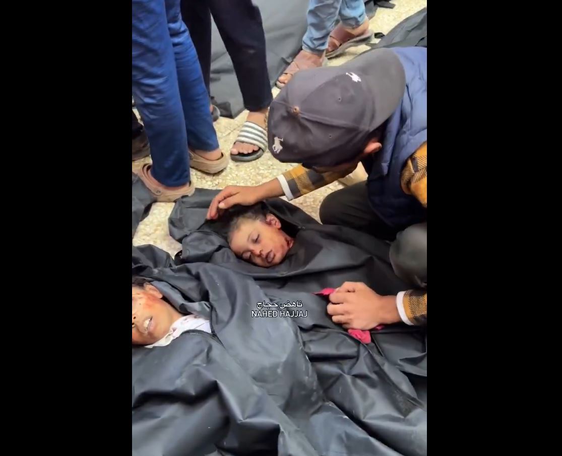 Sensitive Video: Palestinian children playing before evil Israeli terrorists killed them in Deir al-Balah, Gaza