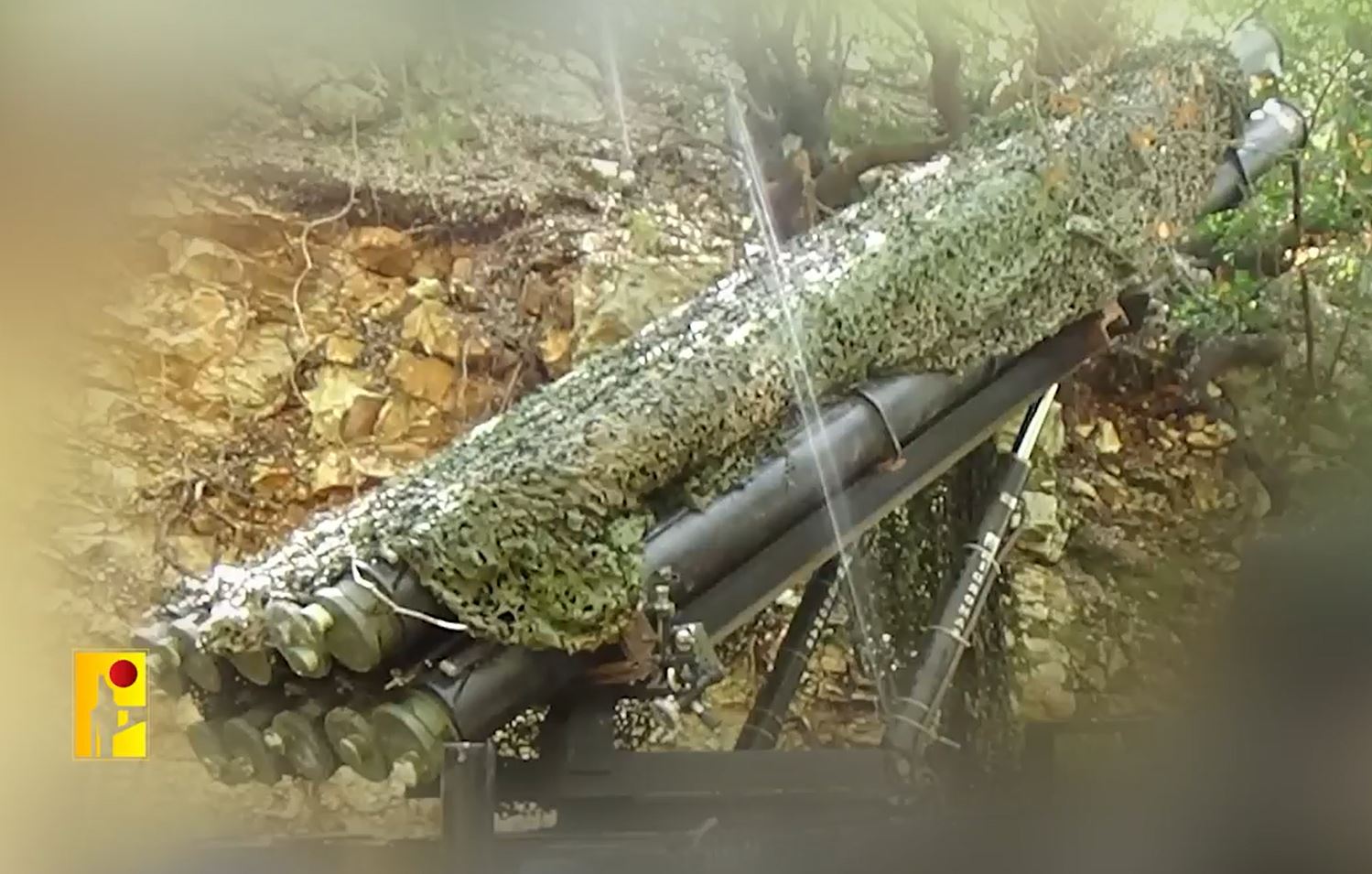 Scenes from Islamic Resistance targeting of Krayot, north occupied Haifa with "Fadi 1", "Malak 2" missiles