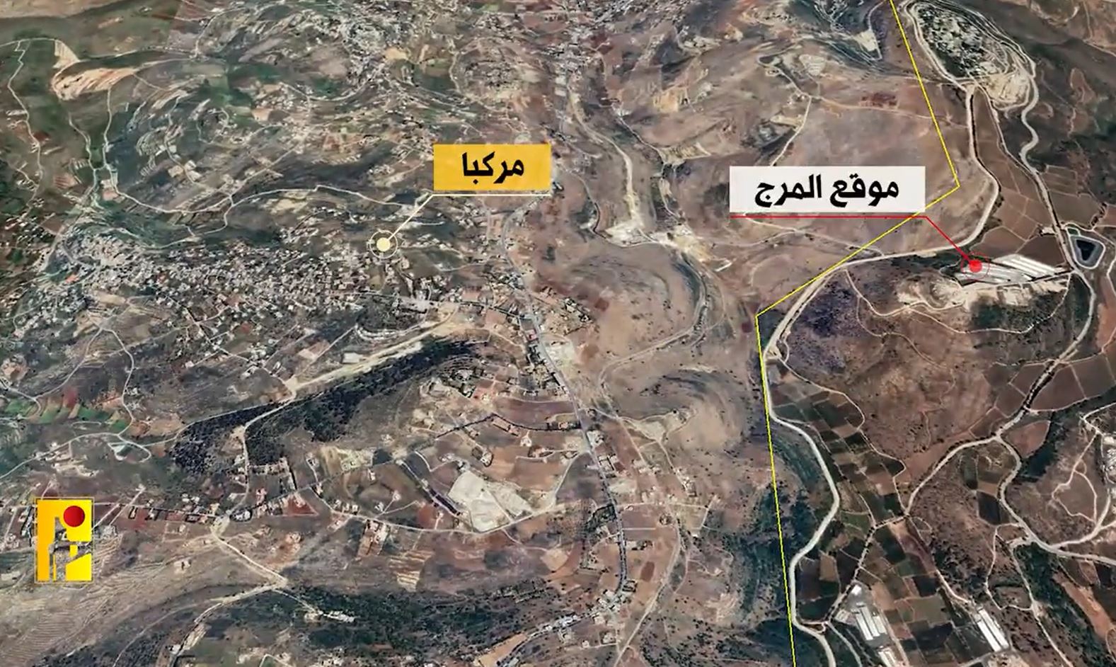 Scenes from Islamic Resistance's targeting Israeli army gatherings in Markaba, southern border