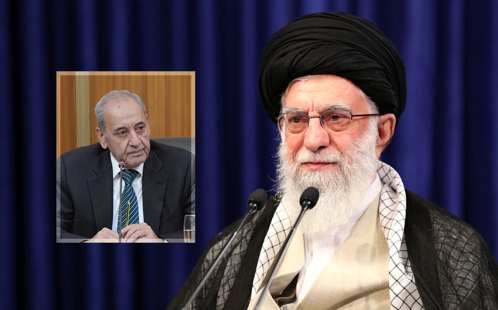 Ang mensahe ng Pinuno ng Islamikong Rebolusyon para kay Speaker ng Lebanese Parliamento | Ang buong suporta ng Iran para sa mga Islamikong mandirigmang paglaban (Hezbollah)