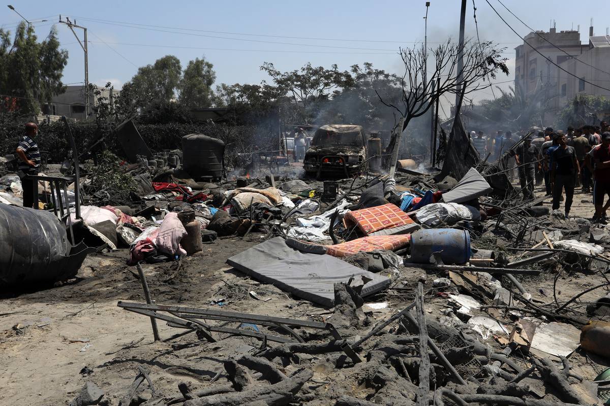 Seven Palestinian civilians killed in Israeli airstrike on displaced persons’ tent in Gaza