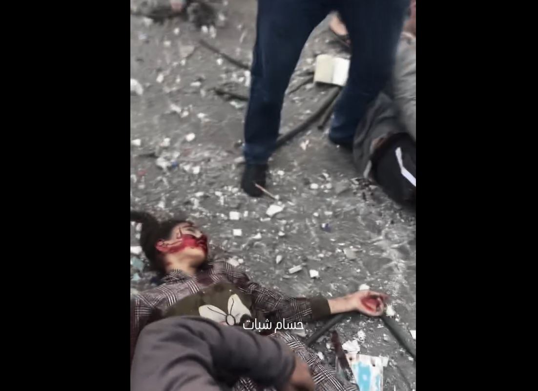 Video: First moments after Israeli barbaric occupation bombed a School in Al-Shati, Gaza, which 10 martyred