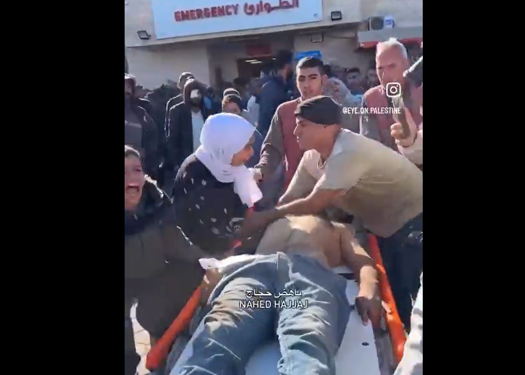 Video: A young Palestinian girl breaks down seeing her brother martyred by Israelis in al-Bureij, central Gaza
