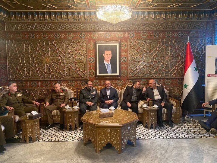Ang Ministro ng Depensa ng Iran ay dumating sa Damascus, Syria