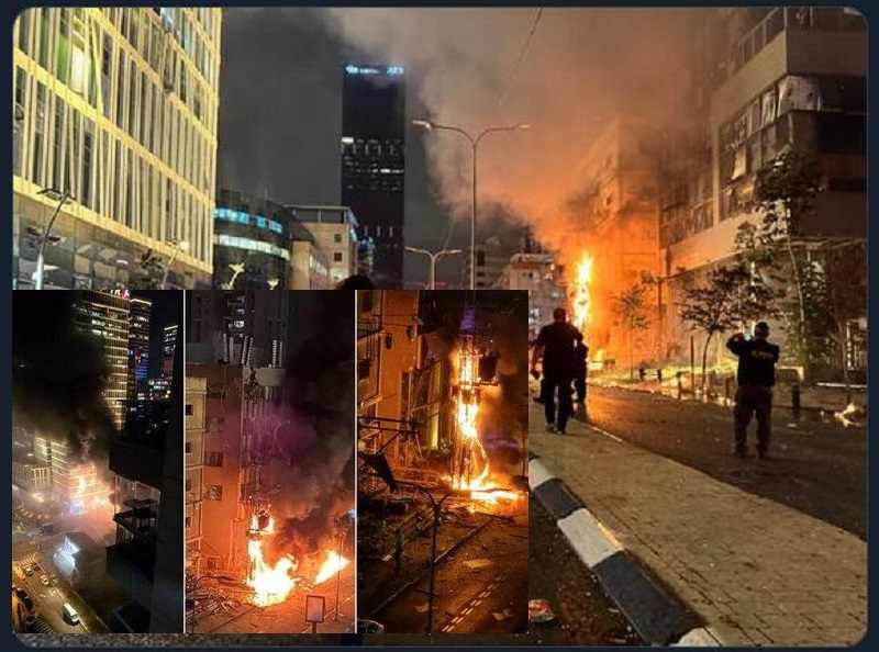 حزب اللہ نے تل ابیب پر وار کرکے دشمن کے اندازوں کو نشانہ بنایا + تصاویر اور ویڈیو
