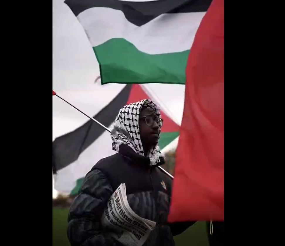 Video: In Birmingham, numerous healthcare workers, activists express solidarity with Gaza