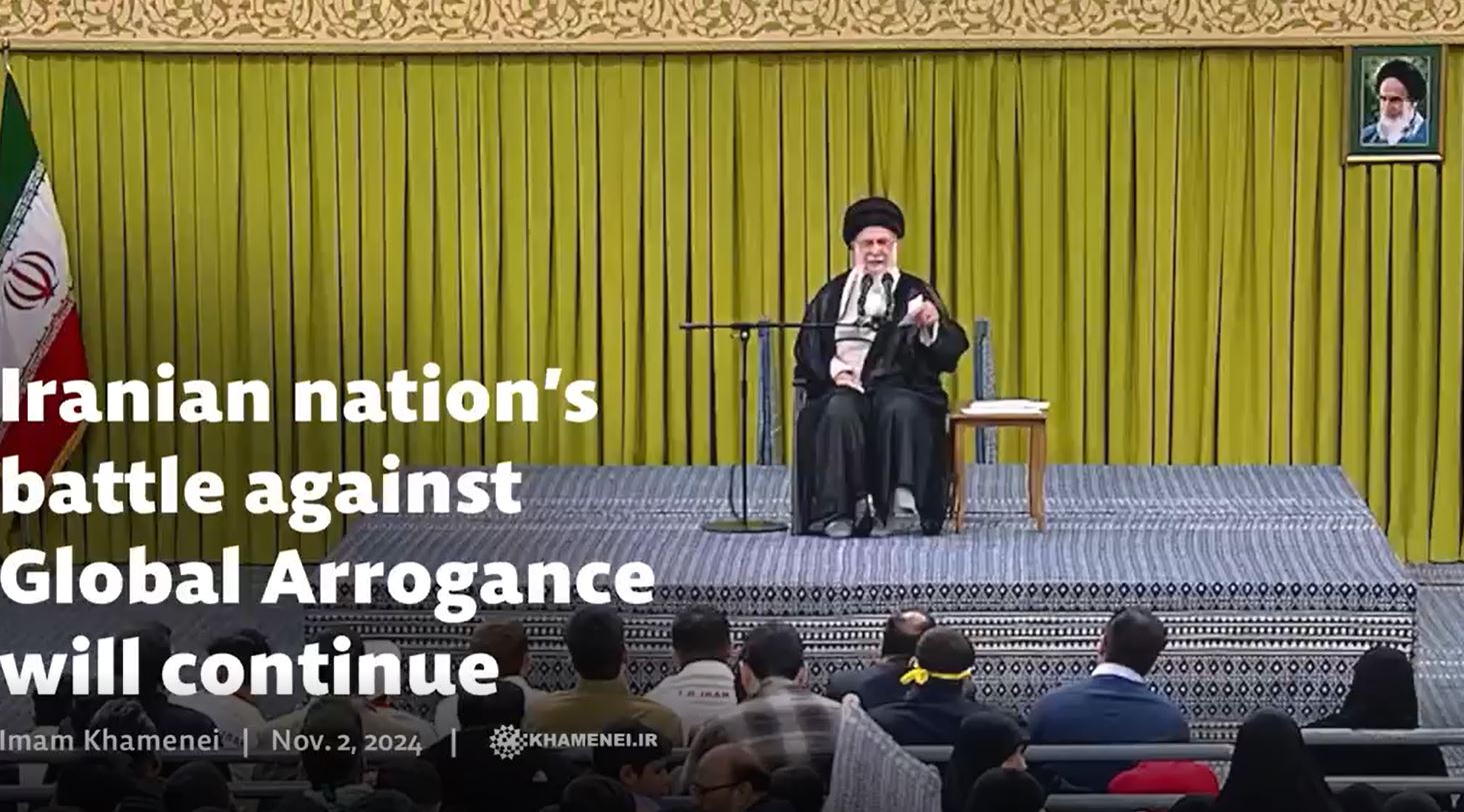 Imam Khamenei: Iranian nation’s battle against Global Arrogance will continue (English sub)