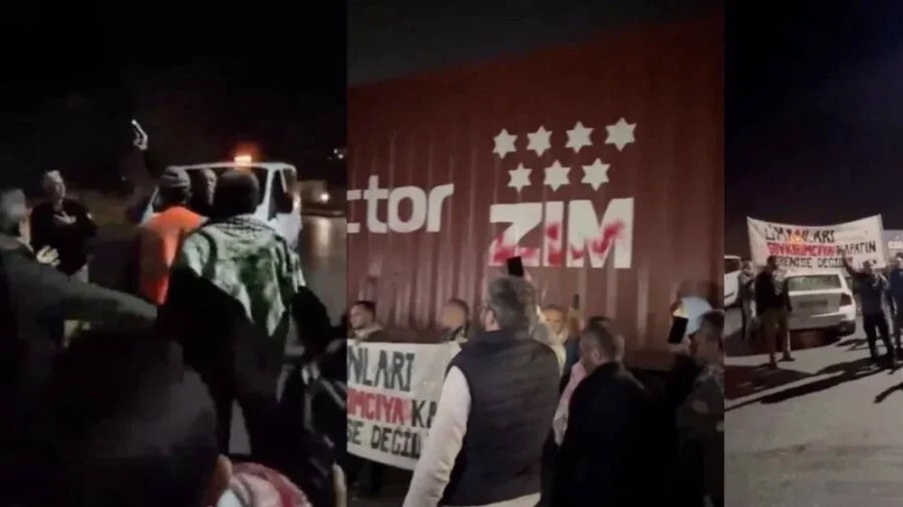 Turkish protesters storm port in Istanbul after Israeli ship docks