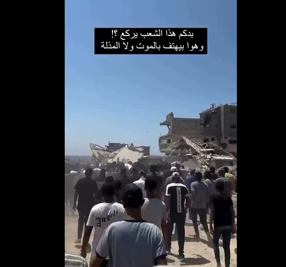 Video: Anger Palestinain in north Gaza: “We’d rather die than be humiliated” 