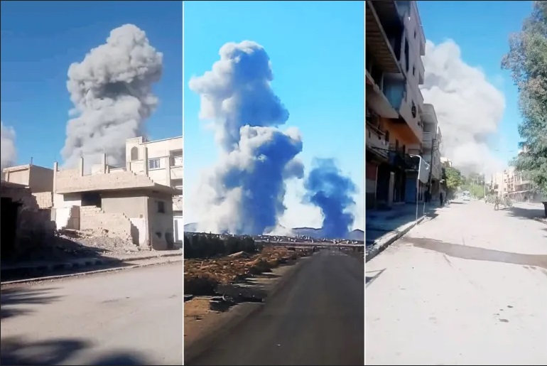  86 شهيدا وجريحا في عدوان صهيوني على مدينة تدمر وسط سوريا