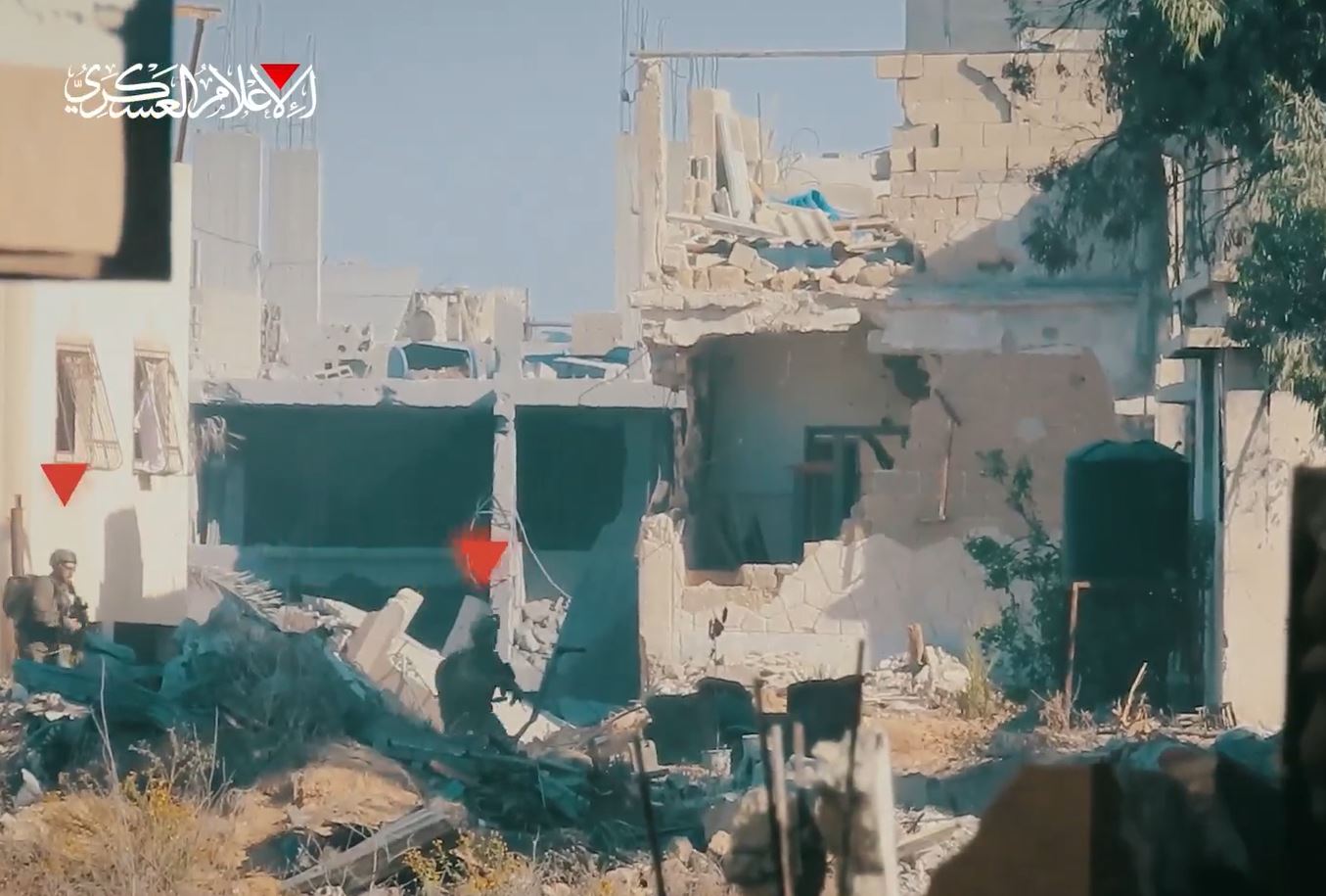 Video: Al-Qassam fighters clash with Israeli enemy soldiers and vehicles in Beit Lahia, north Gaza 