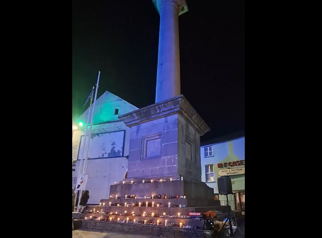 Video: A candlelight vigil in Ennis, Ireland, to honor thousands of children martyred in Palestine and Lebanon