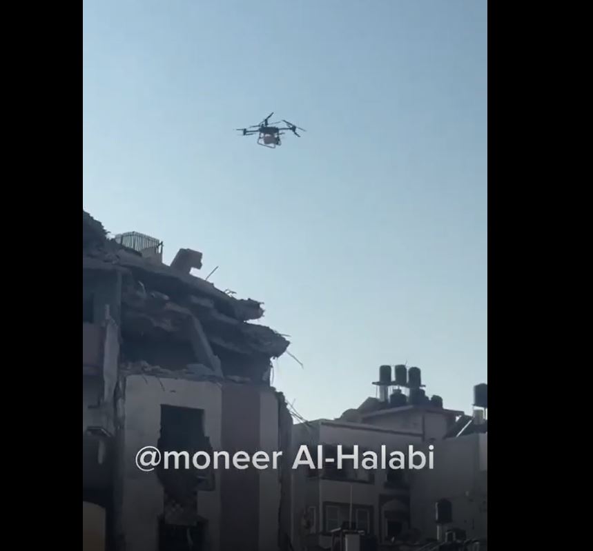 Video: Moment Israeli drone dropped grenades on Palestinian homes in Beit Lahia, northern Gaza