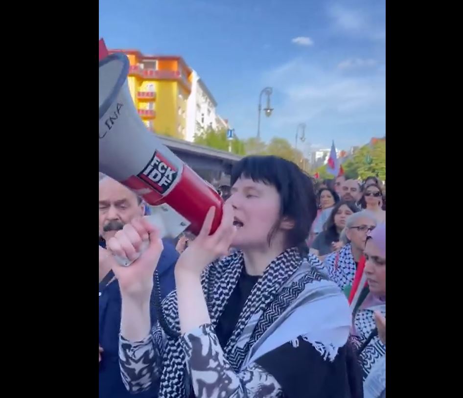 Video: A protest in Berlin, Germany, in support of Gaza people 